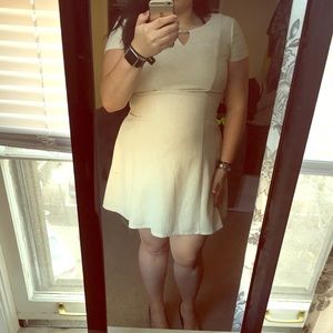 White/Gold Cocktail Dress